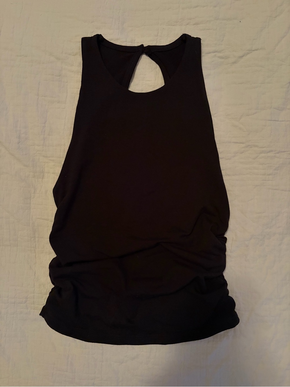 American Eagle Outfitters Black Keyhole Tank